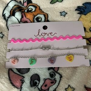 Girl Necklace Choker Set NEW